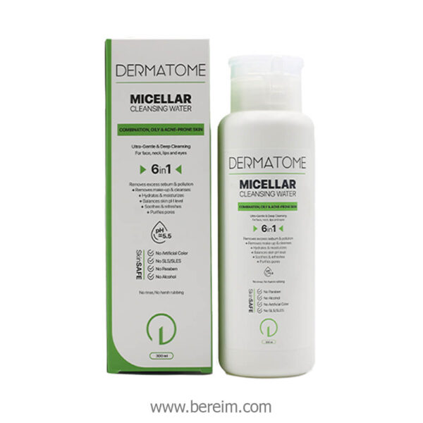 Dermatome Micellar Cleansing Water For Combination Oily And Acne Prone Skin