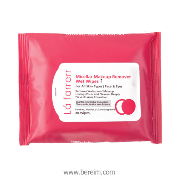 Micellar Makeup Remover Wet Wipes 1 For All Skin Types La Farrerr